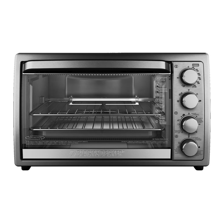 Black & Decker TO4314SSD Rotisserie Convection Countertop Toaster Oven Silver