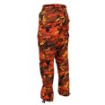 thumbnail image 5 of Rothco Color Camo Tactical BDU Pant - Savage Orange Camo, 2X-Large, 5 of 5