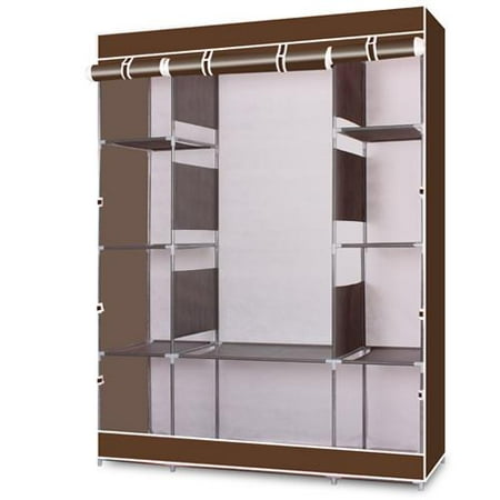 Ktaxon 4 Tier Portable Closet Storage Organizer Wardrobe Clothes Ktaxon 4 Tier Portable Closet Storage Organizer Wardrobe Clothes Rack With Shelves
