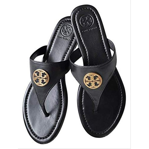 two strap black flat sandals