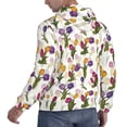 thumbnail image 3 of KLL Tulips Flowers Print Mens Hoodie Long Sleeve Casual Pullover Hooded Sweatshirt Fashion Drawstring Hoodies with Pocket-X-Large, 3 of 6