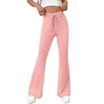thumbnail image 6 of Women's Autumn/Spring Casual Loose Fit Wide Leg Pants With Pockets Falls Creek Pants Sweat Pants Women Casual plus Size Womens Cargo Pant Comfy Womens Pants Harem Pants for Women Comfy Pants Womens, 6 of 6