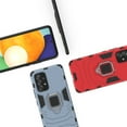 thumbnail image 6 of Allytech for Samsung Galaxy A53 5G Case with Tempered Glass Screen Protector, Ring Holder Kickstand Full Body Protective Heavy Duty Rugged Tough Hybrid Bumper Case Cover for Samsung A53 Phone, Red, 6 of 10