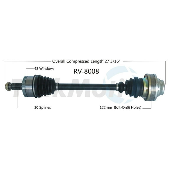 CV Axle Shaft Fits select: 2003-2012 LAND ROVER RANGE ROVER