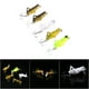 thumbnail image 4 of 5 Señuelos De Pesca De 4 Cm, Cebo Duro De Saltamontes Artificial # 2, Material ABS, Anzuelos Triples Realistas, Pesca En Agua Superior Para Peces De Boca Pequeña, 4 of 7