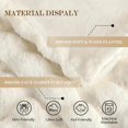 thumbnail image 4 of Cozy Faux Fur Blanket Beige Twin Bubble Blankets for Bed Thick Fuzzy Blanket for Couch Sofa Bedroom Warm Plush Blanket for All Seasons Ideal Gifts Luxury Throw Blanket 60x80 Inch, 860gsm, 4 of 14