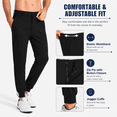 thumbnail image 6 of MASKERT Men's Casual Joggers Pants – Lightweight,3 Pockets,Slim Fit,Soft & Stretchy Tapered Business Trousers, 6 of 8