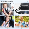 thumbnail image 5 of 2-Pack Seat Belt Covers with Flannel Seatbelt Shoulder Strap Case Adjustable Straps Soft Padding for Car Serene Blue Lotus Flower Small, 5 of 8