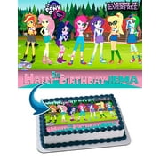 My Little Pony Equestria Girls Legend of Everfree Edible Cake Image Topper 1/4 Sheet (8"x10.5")