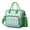 Green-12, variant on Waterproof Thermal Tote Bag with Cute Llama Pattern - Large Leakproof Lunch Box for Work, School & Outdoor - Multi-Pocket Storage