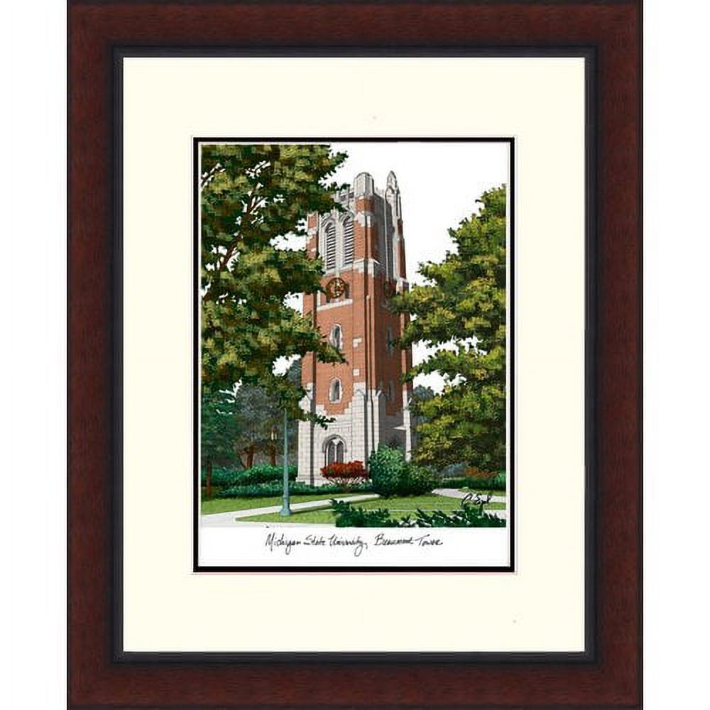 Campusimages IL972LR Southern Illinois University Legacy Alumnus Framed Lithograph