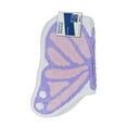 thumbnail image 6 of Your Zone Pink & Purple Butterfly Shaped 18 x 22 inch 100% Cotton Bath Rug, 6 of 6