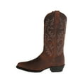 thumbnail image 3 of Cowboy Boots for Men Comfortable Mid Calf Boot  Embroidered Cowboy Shoes Brown 10.5, 3 of 8