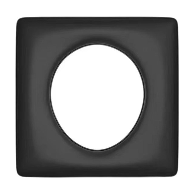 Pu Commode Asiento Cuschón Cojín del asiento del inodoro para sillas de la noche de la noche esponja gruesa negra acolchada para pacientes adultos Anillo de asiento
