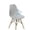 Light gray, variant on 1/2/3/4Pcs Family Pack Chair Cover Waterproof Adjustable Seat Cover Thin in Summer Dining Room Antifouling Removable,Wine red