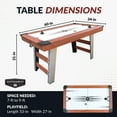 thumbnail image 2 of Hathaway Dorsett 5-ft Air Hockey Table with LED Scoring, 2 of 7
