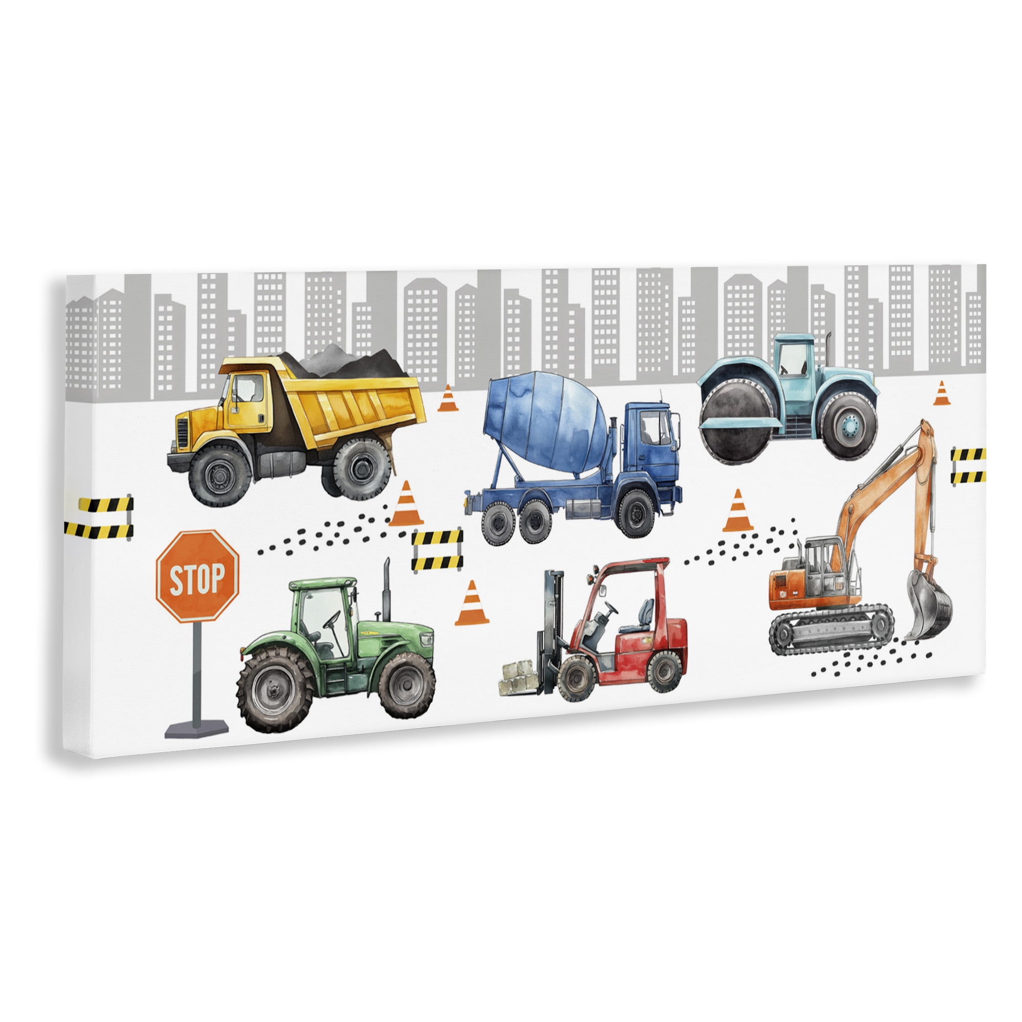 Stupell Industries City Keeps On Moving Canvas Wall Art, design by Christine Simpson Art