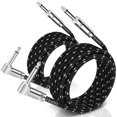 thumbnail image 1 of Cable para guitarra Heams Premium, 3 m 1/4 pulgadas, bajo eléctrico sin ruido, 1 of 7