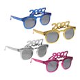 thumbnail image 1 of CRILSTYLEO 4Ud Gafas Fiesta 2027 Lentes Divertidas Plástico Para En Colores Surtidos, 1 of 5
