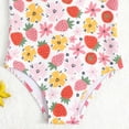 thumbnail image 5 of vigerkar Girls One Piece Swimwear Checker Print Bathing Suit for Kids Size 4-7 (Light Pink, 3-4 Years), 5 of 5