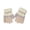 Pink, variant on Female Color Block Striped Knitted Gloves Warm Thick Cable Knit Full Finger Winter Gloves for Cold Weather Outdoor Black
