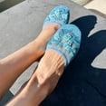 thumbnail image 2 of LAVRA Women's Chinese Sequin Mesh Floral Slipper Platform Sandals, 2 of 8