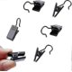 thumbnail image 2 of 50 clips metálicos para cortina, pequeños ganchos para cortina de ducha, clips para fotos, clips de bulldog, happy B, 2 of 4