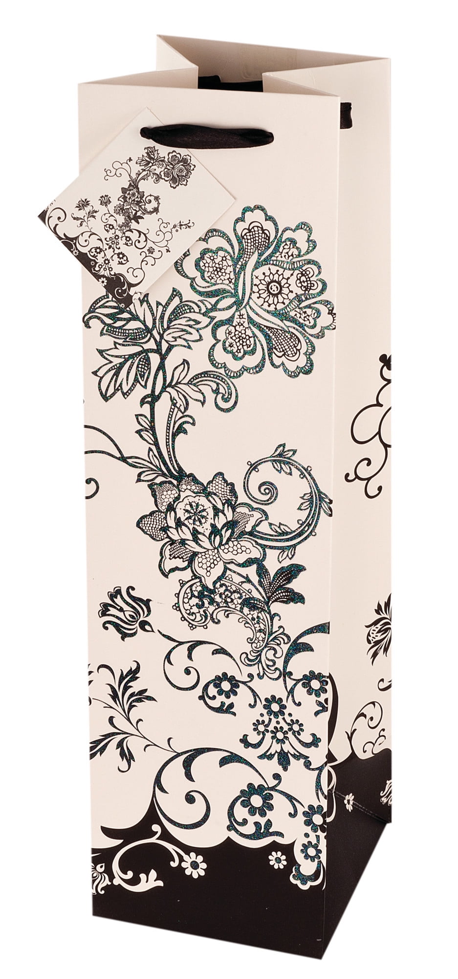 Floral Chic Wine Bag by Cakewalk