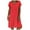 Red, variant on GEWSEY Women's Casual T Shirt Dress Summer Short Sleeve Swing Dresses with Pockets Red, L