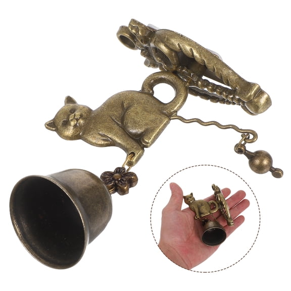 POPETPOP Retro Animal Themed Metal Doorbell with Easy Installation for Garden Door