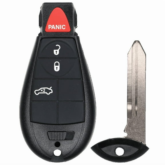 Key Fob Keys4Less Replacement for Dodge Charger 2008-2010 FCC IYZ-C01C IYZC01C Part Number 68058346 68058346AH 05026886 05026886AK Pack of 2
