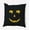 Black, variant on 16" x 16" Simply Daisy Halloween JackoLanternRight Polyester Accent Pillow, Nutmeg Qty 1