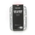 thumbnail image 3 of Grill Mark 8083992 Silver Aluminum Grilling Pan, Pack of 6, 3 of 4