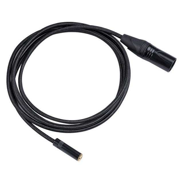 Dual Shielded Audio Cable Wear-resistant Plug Adapter Video Stereo System Audio Camera Switch Home Supplies for Smartphone Microphone Music Player 1m