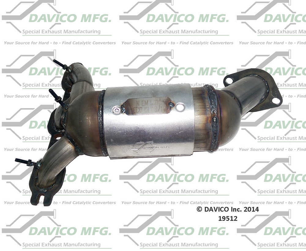 Davico Mfg 19512 Direct-Fit Catalytic Converter