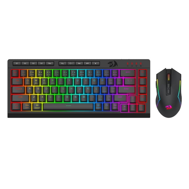 Set Teclado y Ratón Redragon S157-PRO Inalámbrico RGB 12800 DPI