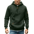 thumbnail image 2 of Blekii Big Boys Solid Hoodie for School, Teen Boys Long Sleeve Pullover, Athleisure Top for Boys 4-17, Size： 4T-8T Boys Hoodie, Kids Sweatshirt, 2 of 6