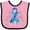 Pink and Black, variant on Inktastic Hope-Colon Cancer Awareness Boys or Girls Baby Bib