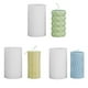 thumbnail image 5 of Yuarrent Molde cilíndrico para velas, molde de silicona para aromaterapia, manualidades para bodas, vacaciones, decoración artística, Artesanía, 5 of 5