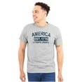 thumbnail image 3 of America Est 1776 Distressed Patriotic Plus Size Crewneck Graphic Tee Shirt Brisco Brands 2X, 3 of 6