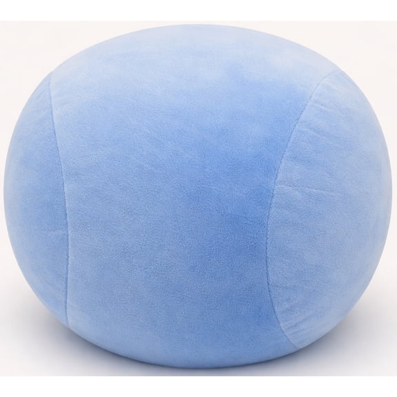 Mushy Pillows Velvety Plush Round Ball Pillow – Cotton Filled Spherical Throw Pillow 10" x 10"