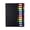 Black, variant on Portable Expanding Document Organiser 12 Labeled Pocket Waterproof Paper File Folder Elastic Fastening Rope Design