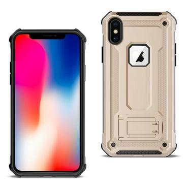 Reiko brand for Iphone Xs Case With Kickstand In Gold