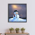 thumbnail image 4 of Pintura de diamante 5D DIY taladro redondo completo Kit de muñeco de nieve decoración del hogar arte artesanal Hugtrwg Para estrenar, 4 of 9
