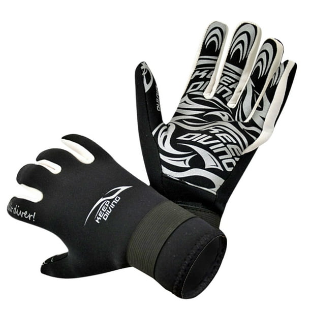 Los guantes de buceo de neopreno de 3 mm se mantienen calientes para la pesca submarina, rafting, kayak, remo