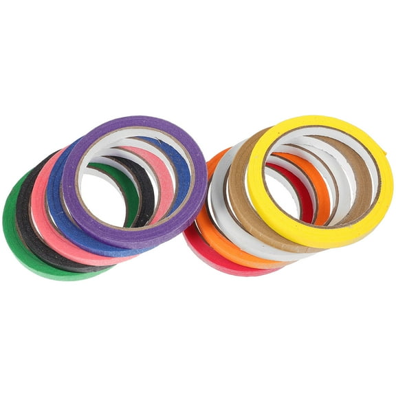 WHAMVOX 10 Rolls of Painters Tape Automotive Masking Tape Artist Painting Tape for Scrapbooking