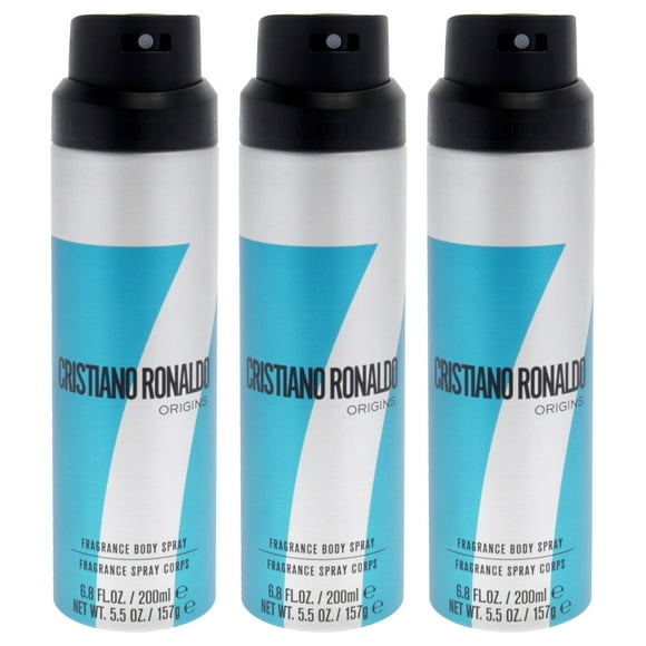 Perfume Cristiano Ronaldo CR7 Origins para hombre, 200 ml, paquete de 3