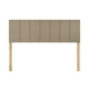 thumbnail image 1 of Cabecera Matrimonial Dotico Raya Vertical Altura Ajustable - Beige, 1 of 4
