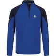 thumbnail image 2 of Men's Levelwear Royal Buffalo Sabres Cadet Insignia Core Quarter-Zip Pullover Top, 2 of 3