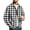 Black, variant on Mens Jacket Corduroy Zip Up Bomber Casual Vintage Long Sleeve Lapel Collar Plaid Relaxed Fit Fall Fashion Jacket Navy XL